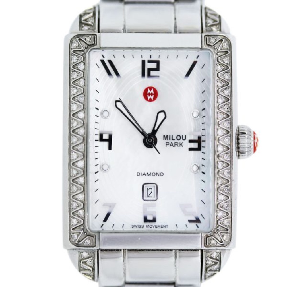 MICHELE  MILOU PARK WATCH w/ Diamonds & MOP